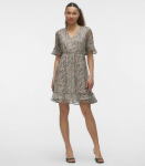 Vero Moda naiste kleit 10306038*05, valge/must