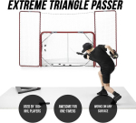 Better Hockey Extreme Hockey Triangle Passer &ndash; kolm 55 cm s&ouml;&ouml;duava &ndash; saab kasutada j&auml;&auml;l ja v&auml;ljaspool seda