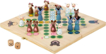 Small foot 6257 Ludo "farm Animals" puidust lauam&auml;ng, seltskonnam&auml;ng praktilise kokkupandava m&auml;ngulauaga, alates 4. eluaastast