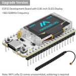 Seamuing Esp32 Lora V3 arendusplaat 868 Mhz antenni ja kaitse&uuml;mbrisega, integreeritud Wifi Bluetooth Sx1262 0,96-tollise Oled-ekraaniga ja Meshtastic Arduino jaoks, 2 tk