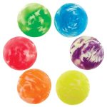 Baker Ross Fn139 marmorist p&otilde;rkepallid - 12 musta palli pakend, v&auml;rvilised pallid peokottidesse