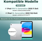 Tumeiguan Suurendatud klaviatuur Ipad 10. p&otilde;lvkonnale 2022 10.9 tolli, tolmukindel klaviatuur Ipad 10. p&otilde;lvkonnale 7 v&auml;rvi taustavalgusega (pine Green, Classic Style)