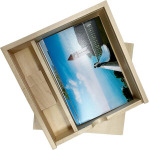 Ufarid fotoalbumi karp Usb m&auml;lupulk 16gb 32gb 64gb Pendrive Usb 3.0 fotograafia pulmade m&auml;lupulk Usb 3.0 m&auml;lupulk reguleeritav Usb 3.0 v&auml;lkm&auml;lu v&auml;line m&auml;lu (32gb, naturaalne puit)