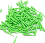 Huanr 200 plastikust nooleotsa komplekt pehmete noolem&auml;ngude jaoks, rohelised plastikust nooleotsad, l&uuml;hikesed plastikust nooleotsad, noolem&auml;ngu tarvikud, suurep&auml;rane noolem&auml;ngu spordihuvilistele