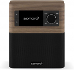 Sonoro Stream internetiraadio bluetoothi ja dab plussiga (fm/fm, wi-fi, spotify, amazon, deezer, rakendus, pritsmekindel) k&ouml;&ouml;giraadio, p&auml;hkli/must