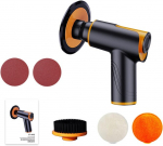 Irfora Kaasaskantav multifunktsionaalne auto poleerimis- ja vahatamismasin, laetav juhtmeta poleerimismasin, elektriauto, ilut&ouml;&ouml;riist, v&auml;ikesed kriimustused, vaha poleerimis-/vaha-/harjaketastega