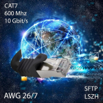 1.5m - punane - 1 tk Cat.7 v&otilde;rgukaabel Lan Ethernet patch kaabel S-ftp Lszh Pimf 10gb s Rj45 pistik Cat6a