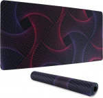 Lvjkes Xxl hiirematt, 900 x 400 mm m&auml;nguri hiirematt, &otilde;mmeldud servad, libisemiskindel kummist alus, parandab t&auml;psust ja kiirust, sobib m&auml;ngudeks ja kontorisse (abstract Lines-c)