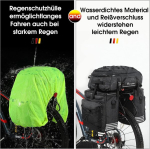 Xiqi jalgratta pagasiruumi kott 48l, veekindel, 3-in-1