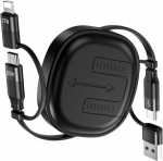 Minlu 60 W sisset&otilde;mmatav Usb laadimiskaabel 5-&uuml;hes koos andmeedastusega
