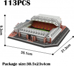 Georgie Porgy 3d jalgpallistaadioni pusle Diy m&auml;nguasjade ehituskomplektid (anfield Stadium 113 t&uuml;kki)