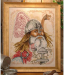 Permin Gold Bear Viking loendatud ristpistes komplekt