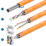 Deleycon 12x mini keystone cat 6a jack moodul, l&uuml;hike versioon 30 mm (3 cm) pikk, 10 gbps t&auml;ielikult varjestatud stp rj45 pesa pistiku patch-kaabel, ideaalne cat7 cat6 cat6a v&otilde;rgukaabli pesa patch-paneelile