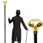 Kuldne jalutuskepp h&auml;rrasmehele h&auml;rrasmees 100Cm