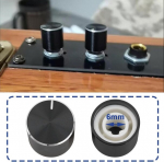 Create idea 10 tk must alumiiniumist 13x15 mm potentsiomeetri nupp, helitugevuse regulaator, sobib potentsiomeetrile 6 mm D-t&uuml;&uuml;pi v&otilde;lliga