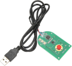 Pusokei usb-klaviatuur trackpointiga, klaviatuurihiir punase kattega, pehme kupliga s&uuml;learvuti osuti think pad puuteplaadi klaviatuuri pcba lahenduse jaoks, 1 m kaabel