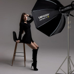 Bowens mount softbox 90 cm lapgood fs90 softboxes, kiirkinnitusega kokkupandav softbox k&auml;rgstruktuuriga v&otilde;rega, s-t&uuml;&uuml;pi v&auml;lklambi hoidik ja kandekott soft box stuudiofotode video v&auml;lklampide jaoks