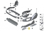 BMW F07 F10 F11 Esimene parempoolne istme rai rihm Originaal 52109175064