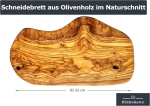 K&uuml;chenmaster oliivipuidust l&otilde;ikelaud naturaalse l&otilde;ikega, juustulaud, leivalaud, hommikus&ouml;&ouml;gilaud (30-32 cm)