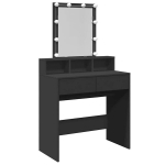 tualettlaud LEDiga, must, 80x41x144,5 cm CFE8722200
