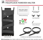 Foldylock Forever jalgrattaluku hoidiku kandekott - &uuml;likerge hoidik Foldylock Forever kokkupandavale jalgrattalukule - kaasaskantavad turvalised jalgratta kinnitustarvikud
