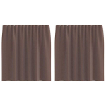 Voile Kardinad Tab Topiga 2 tk Pruun CFE1321106