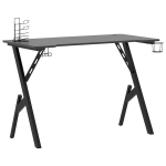 m&auml;nguri arvutilaud Y-jalgadega, must, 110x60x75 cm CFE8017039