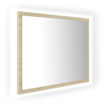 LED vannitoa peeglikapp, Sonoma tamm, 60x8,5x37 cm, akr&uuml;&uuml;l CFE304566