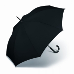 Happy Rain Umbrella Long Black Automaatne avamine