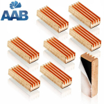 AABCOOLING RAM-i jahutusradiaator 4 - 8 t&uuml;kki - M&auml;lu jahutus, Mosfeti jahutus, Graafikakaardi m&auml;lu jahutus, Elektroonika jahutusradiaator, universal