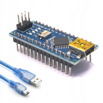 Mikroarvuti Nano V3.0c Mini Usb &Uuml;hilduv Arduino + Kaabel