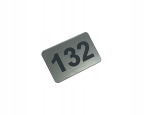 Numbrid kappidele riietusruumis 4x2,5cm 100tk