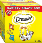 Dreamies Multipack kasside suupisted maitsevalik erinevate suupistete karp, 12x60g