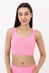 &Otilde;mblusteta soonikkoes topp TOP RIB Giulia, v&auml;rv rosa pink, L/XL