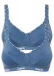 Naiste BPC collection sinine spordirinnahoidja, 2 tk komplekt, suurus 80E, 80E