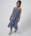 Mayoral laste kleit 6962*54, sinine/valge