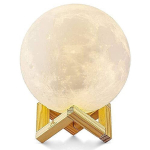 Elight Nutikas Kuu Lamp Projektor Helitugevusele Reageeriv RGB Valgus + Laser + Taimer Kaugjuhtimine Beež