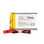 Li-Po LP523450 Akyga AKY0620 3.7V / 900mAh PCM aku JST 2-Pin pistik 150mm