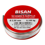 Pliivaba pehme jootetraat 2,5 mm vasktorudele 100 g