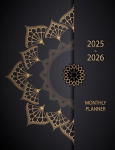 Monthly Planner 2025 2026, Monthly Planner 2025 2026