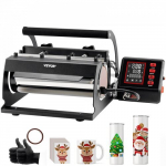 Sublimatsiooni kruusi press masin must