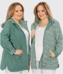 Kahepoolne naiste jope Elegance, roheline