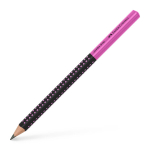 Faber-castell HB traditsiooniline pliiats 1 tk., Harilik pliiats Faber-Castell Jumbo Grip 2001 Two Tone must/roosa