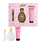 Komplekt Aqc Fragrances Radiant Bloom naistele: tualettvesi EDT, 100 ml + tualettvesi EDT, 10 ml + kehakreem, 150 ml