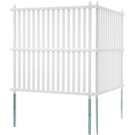 122 cm x 122 cm pvc privaatsusekraan