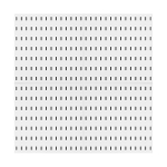 Plastikust perforeeritud tahvel 11 x 11 cm