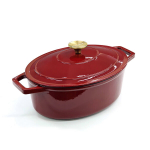 Ovaalne emailitud malmist pajapann, 4,4L