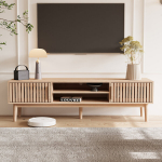 Televiisorialus 150 cm, naturaalse puidu v&auml;rv