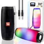 LIVMAN TG-157 juhtmevabaks kasutamiseks RGB LED-valgustusega, FM-raadio funktsiooniga, mitmete taasesitusv&otilde;imaluste ja k&auml;ed-vabad k&otilde;nede vastuv&otilde;tmise &uuml;hendusega, 5W*2, 1200mAh