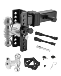 Reguleeritav topelt haagise veokonks Vevor TK-2.5"-DROP6"